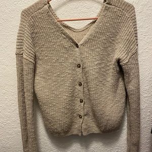 Button up sweater